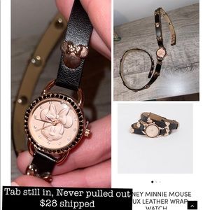 Minnie Mouse wrap watch